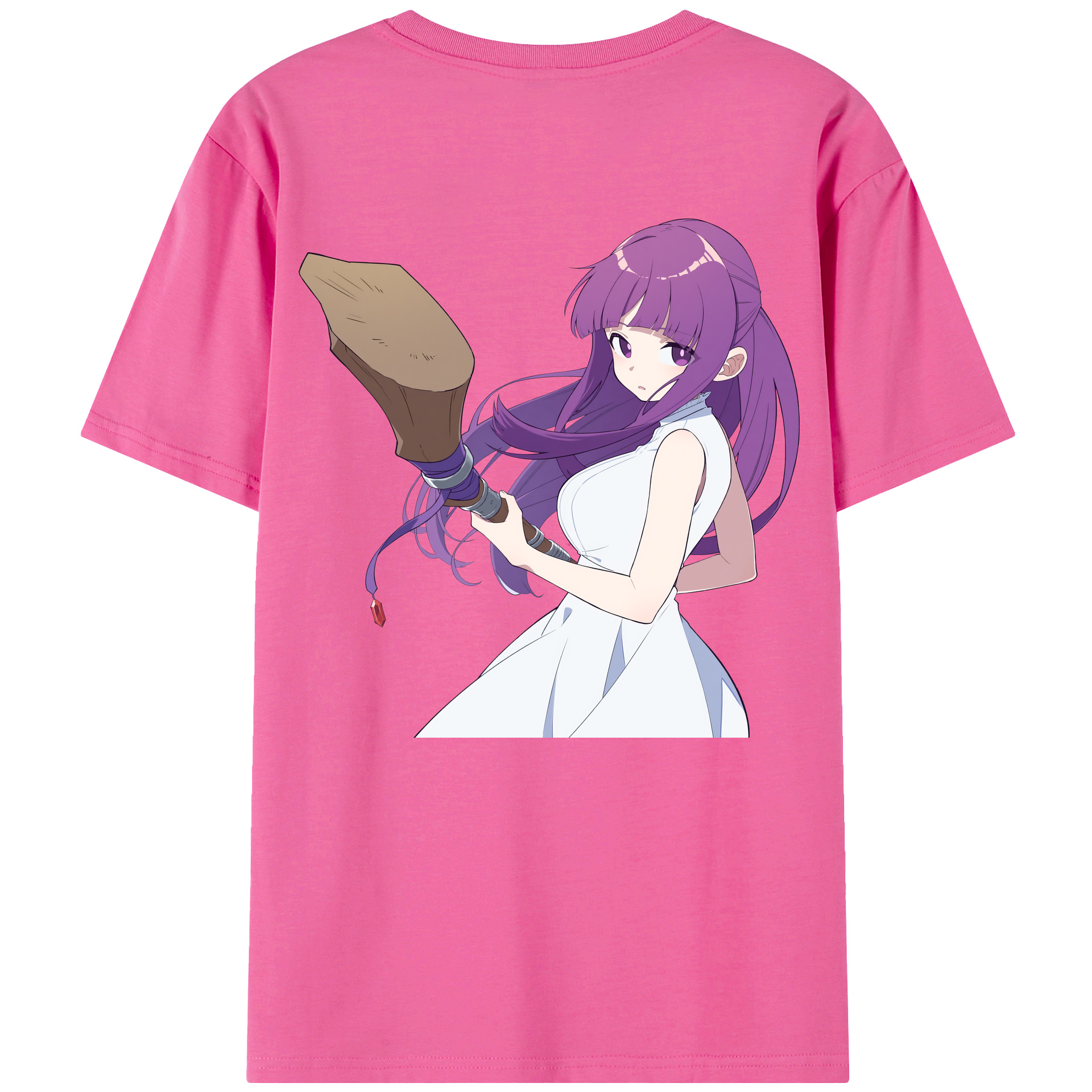 （画像用） 葬送のフリーレン Frieren レディース半袖Tシャツ(バックプリント)